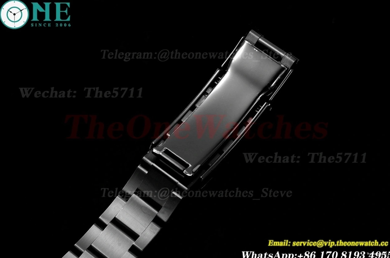 VS3135 SS DLC Green Blaken V6F Dot 40mm Submariner 0407